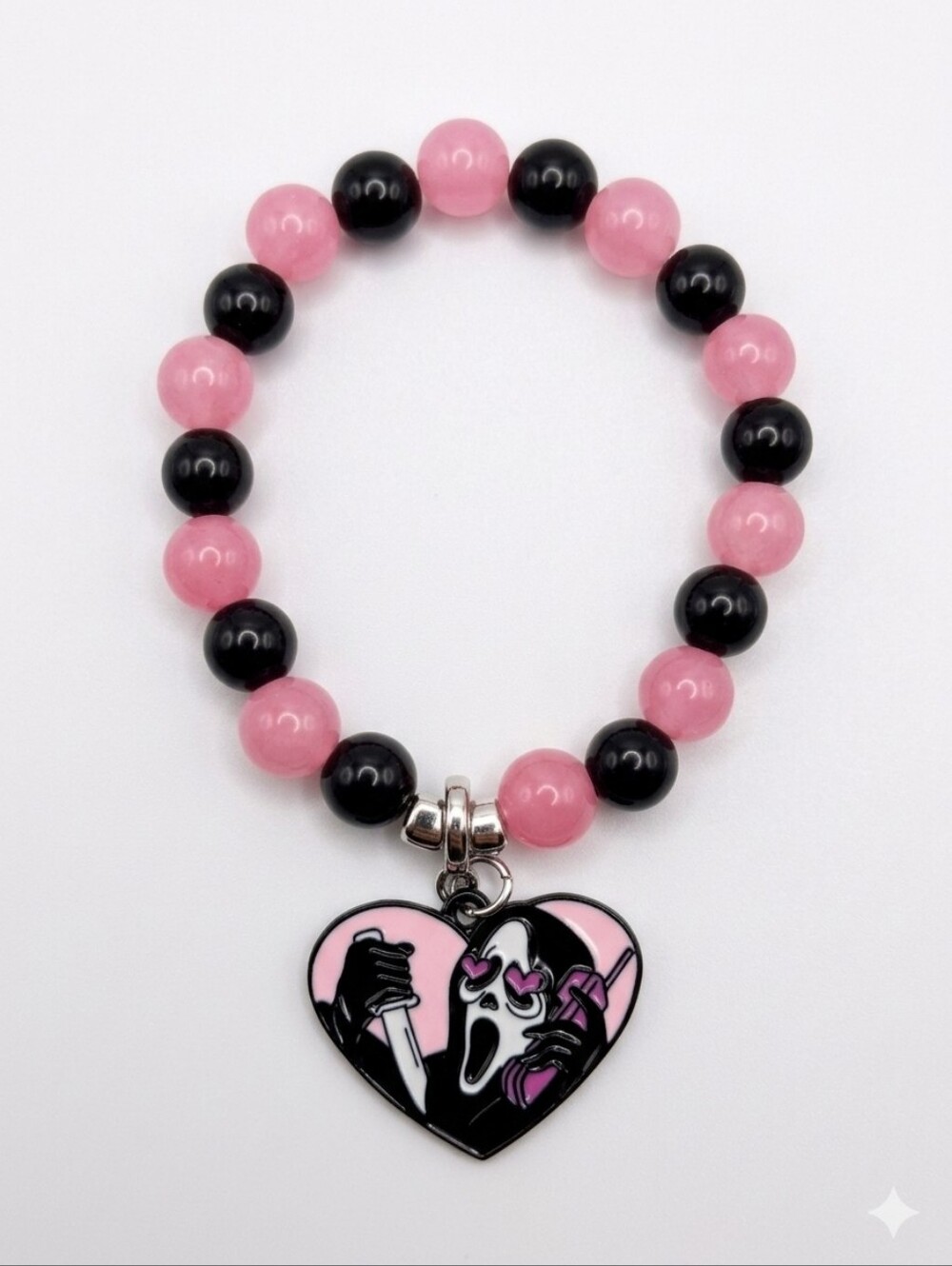 🔪 SCREAM BEADED BRACELET
